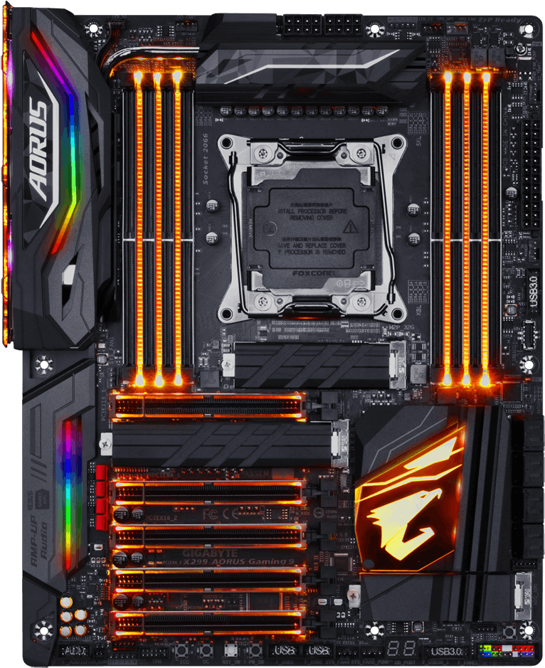 Gigabyte X299 Aorus Gaming 9 - Motherboard Specifications On